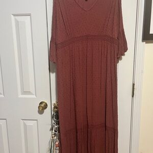 Knox Rose Rust Maxi Dress